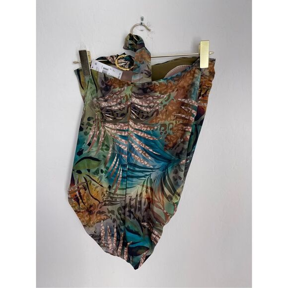 AMORESSA BY MIRACLESUIT Cameroon One Piece Swimsuit Size 10 MWT - Picture 7 of 7